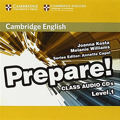 Cambridge English Prepare! Level 1 Class Audio CDs (2) (CD-Audio)