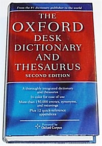 The Oxford Desk Dictionary and Thesaurus (Hardcover, 2)