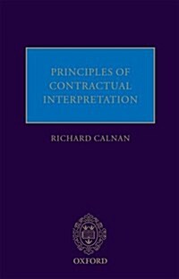 Principles of Contractual Interpretation (Hardcover)