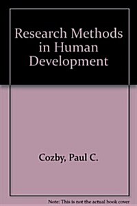 Research Methods in Human Development (Hardcover)