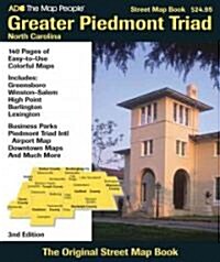 ADC the Map People Greater Piedmont Triad, North Carolina Street Map Book (Paperback, 3rd)