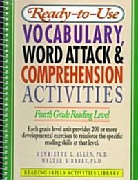 Ready-To-Use Vocabulary, Word Analysis & Comprehension Activities (Spiral)
