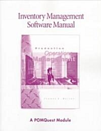Inventory Management Software Manual: A Pomquest Module (Paperback)
