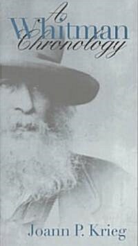 A Whitman Chronology (Paperback)