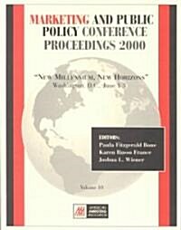 Marketing and Public Policy Conference Proceedings 2000 (Paperback)