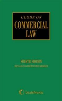 Goode on commercial law 4th ed