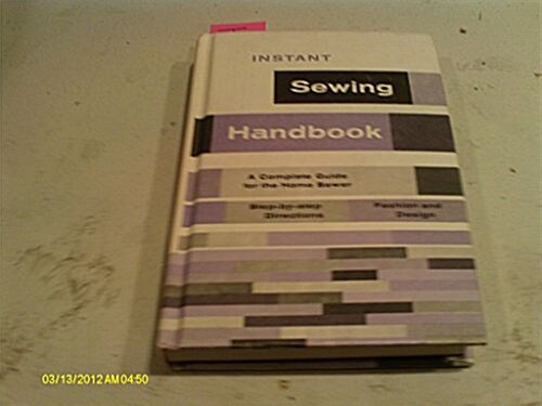 Instant Sewing Handbook (Hardcover)