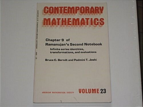 Chapter 9 of Ramanujans Second Notebook (Paperback)