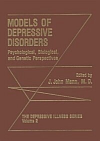 Models of Depressive Disorders (Hardcover)