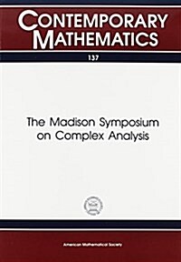 The Madison Symposium on Complex Analysis (Paperback)