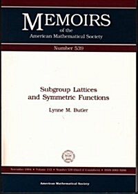Subgroup Lattices and Symmetric Functions (Paperback)