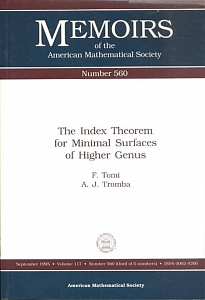 The Index Theorem for Minimal Surfaces of Higher Genus (Paperback)