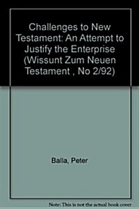 Challenges to New Testament (Paperback)