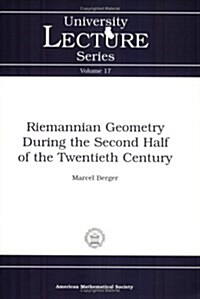 Riemannian Geometry During the Second Half of the Twentieth Century (Paperback)