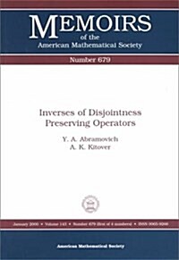 Inverses of Disjointness Preserving Operators (Paperback)