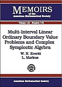 Multi-Interval Linear Ordinary Boundary Value Problems and Complex Symplectic Algebra (Paperback)