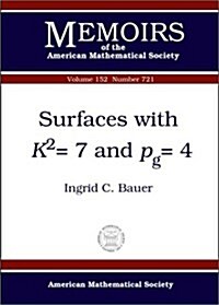 Surfaces With Kp2S=7 and Pg=4 (Paperback)