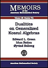 Dualities on Generalized Koszul Algebras (Paperback)