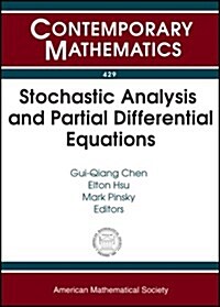 Stochastic Analysis and Partial Differential Equations (Paperback)