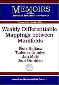 Weakly Differentiable Mappings between Manifolds (Paperback)
