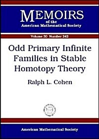 Odd Primary Infinite Families in Stable Homotopy Theory (Paperback)