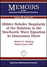 Holder-Sobolev Regularity of the Solution to the Stochastic Wave Equation in Dimension Three (Paperback)