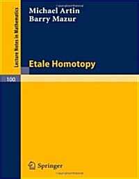 Etale Homotopy (Paperback)