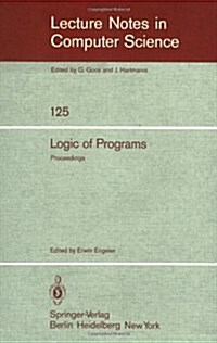 Logic of Programs: Workshop, Eth Z?ich, May-July 1979 (Paperback, 1981)