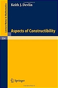 Aspects of Constructibility (Paperback)