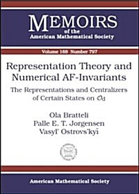 Representation Theory and Numerical Af-Invariants (Hardcover)