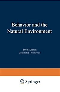 Behavior and the Natural Environment (Paperback)