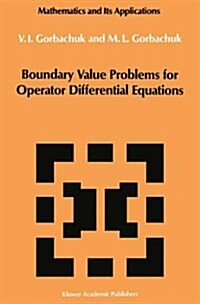 Boundary Value Problems for Operator Differential Equations (Paperback)