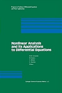 Nonlinear Analysis and Its Applications to Differential Equations (Paperback)