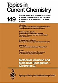 Molecular Inclusion and Molecular Recognition -- Clathrates II (Paperback, Softcover Repri)