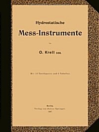 Hydrostatische Mess-Instrumente (Paperback, Softcover Repri)