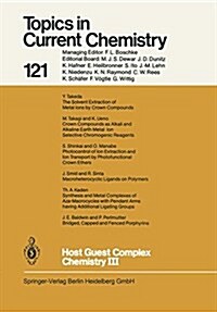 Host Guest Complex Chemistry III (Paperback, Softcover Repri)