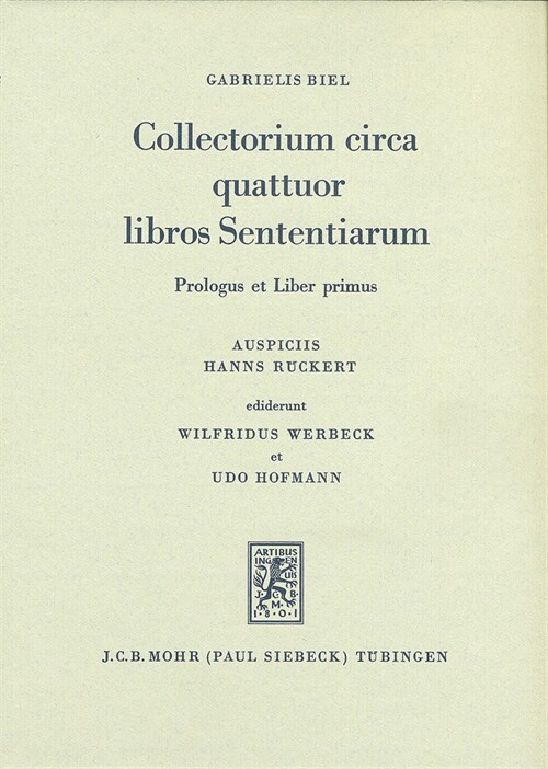 Collectorium Circa Quattuor Libros Sententiarium (Hardcover)