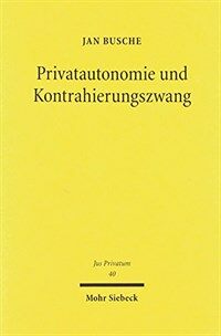 Privatautonomie und Kontrahierungszwang