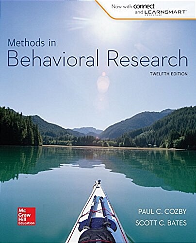 [중고] Methods in Behavioral Research (Paperback, 12, Revised)