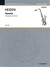 Sonata: For Alto Saxophone & Piano (Paperback)