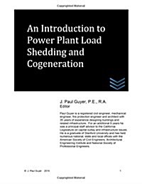 An Introduction to Power Plant Load Shedding and Cogeneration (Paperback)