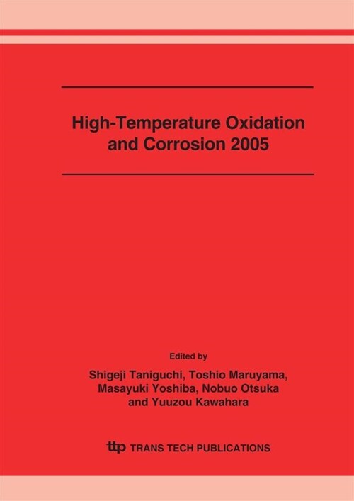 High-temperature Oxidation and Corrosion 2005 (Hardcover)