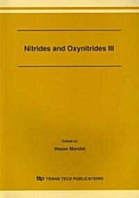 Nitrides and Oxynitrides III (Paperback)