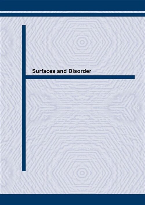 Surface and Disorder (Hardcover)