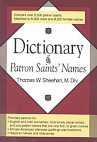 Dictionary of Patron Saints Names (Paperback)