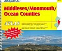 Hagstrom Middlesex/Monmouth/Ocean Counties, NJ. Atlas (Paperback, 4th, Spiral)