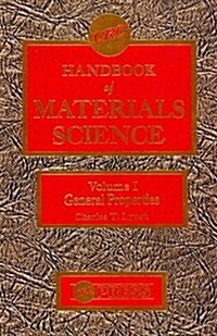 Handbook of Materials Science, Volume I: General Properties (Hardcover)