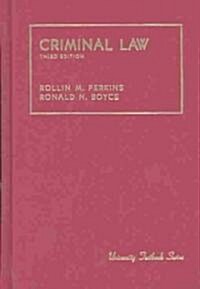 Criminal Law (Hardcover, 3rd, Subsequent)