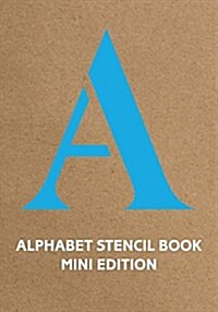 Alphabet Stencil Book mini edition (blue) (Other)