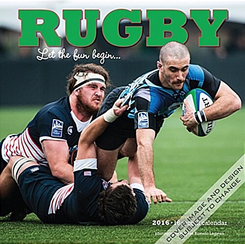 Rugby 2016 Calendar (Calendar, Wall)